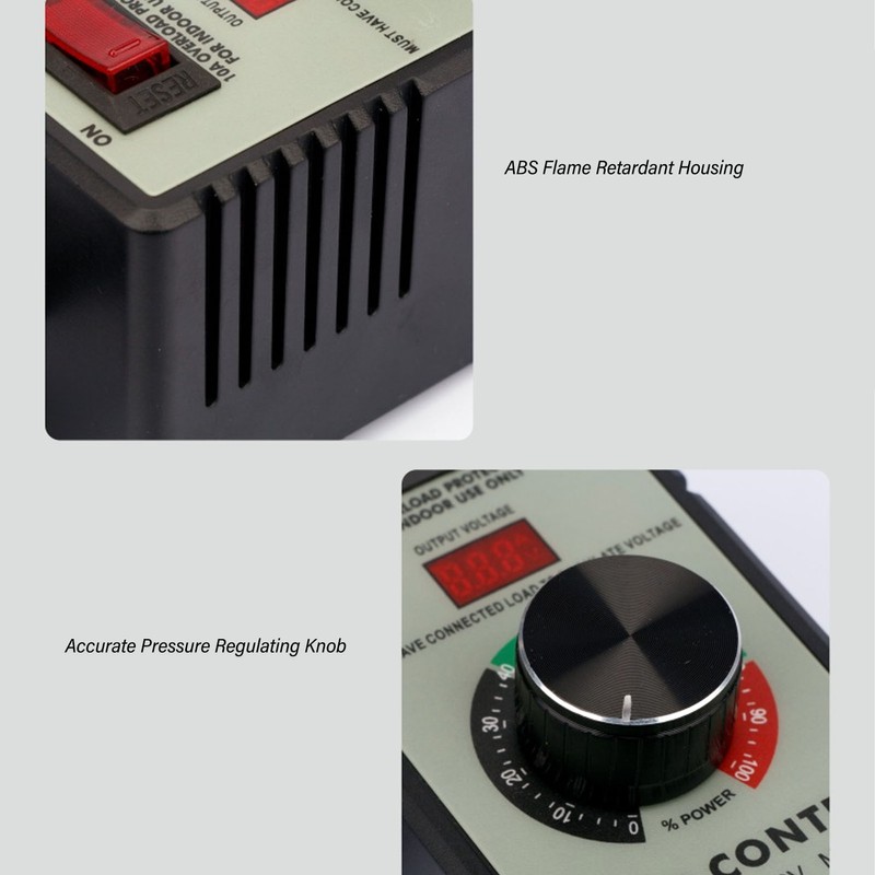 AC Motor Speed Controller Electric Fan Variable Speed Controller With