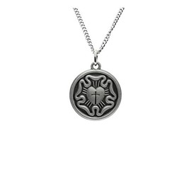 Sterling Gifts Lutheran Rose Necklace. I am a Lutheran Pendant