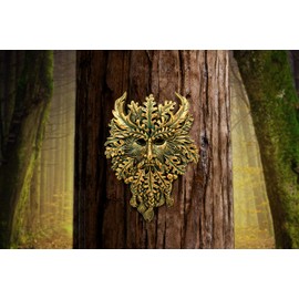 Nemesis Now Spirit of The Ents Wall Plaque, Gold, 20cm