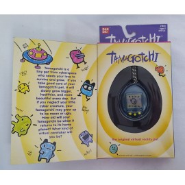Bandai 1996/1997 Bandai Original TAMAGOTCHI Virtual Pet v1 AQUA BLUE/YELLOW #1800 NEW