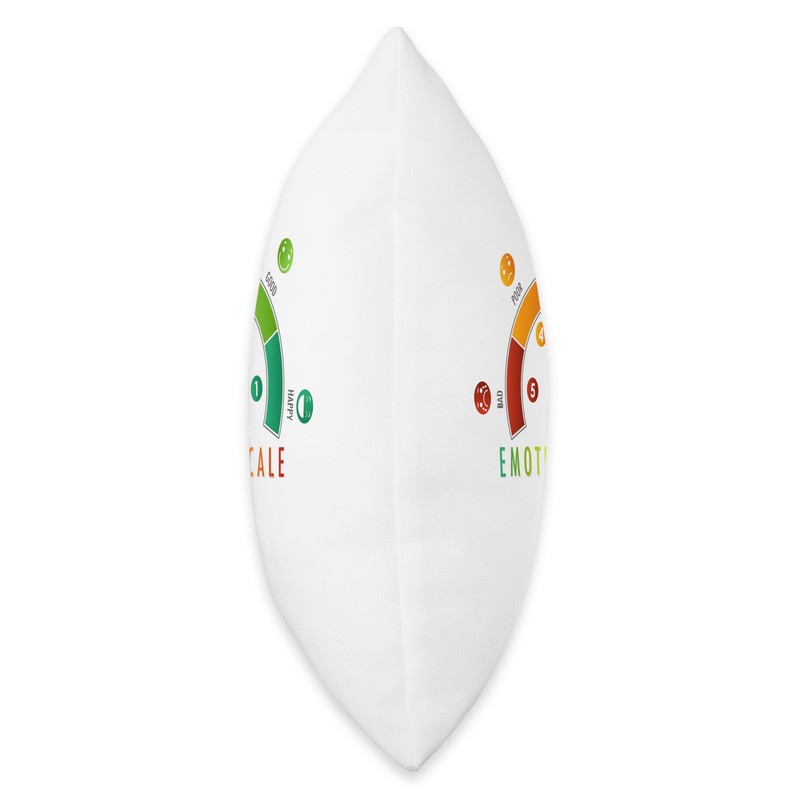Colorful Emotion Scale Wheel Product Throw Pillow