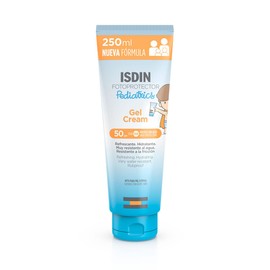 ISDIN Photo Protector Gel Cream Pediatrics SPF 50 Sun Cream (250 ml) Nourishes like a Cream and Absorbs Quickly Like a Gel Paediatric and Dermatologically Tested
