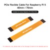 Waveshare PCIe Flexible Cable 70mm(2PCS) For Raspberry Pi 5, Suitable