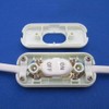 E-outstanding Inline Cord Switch On/Off White Button Feed Cord Switch