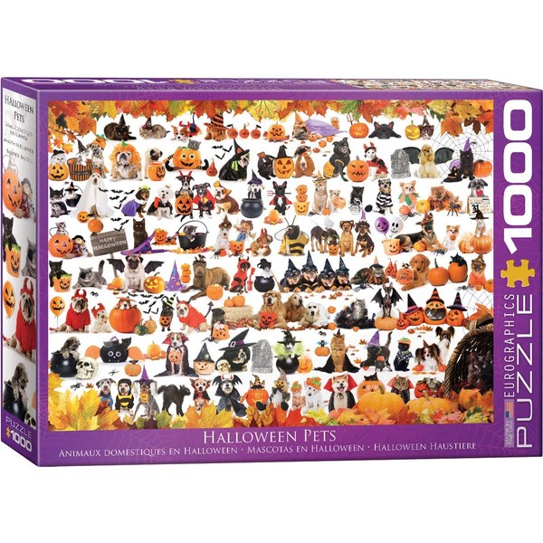 EuroGraphics 5416 Halloween Pets Puzzle (1000 Piece)