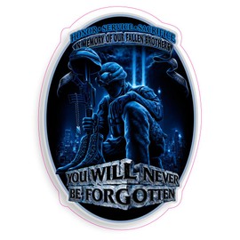 POW Never Forgotten Decal 6" x 4" from The United States