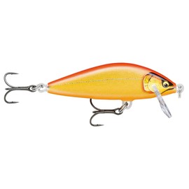 Rapala Countdown Elite Wobbler, 4.5 cm, 3.5 g, Colour: Gilded Gold Orange