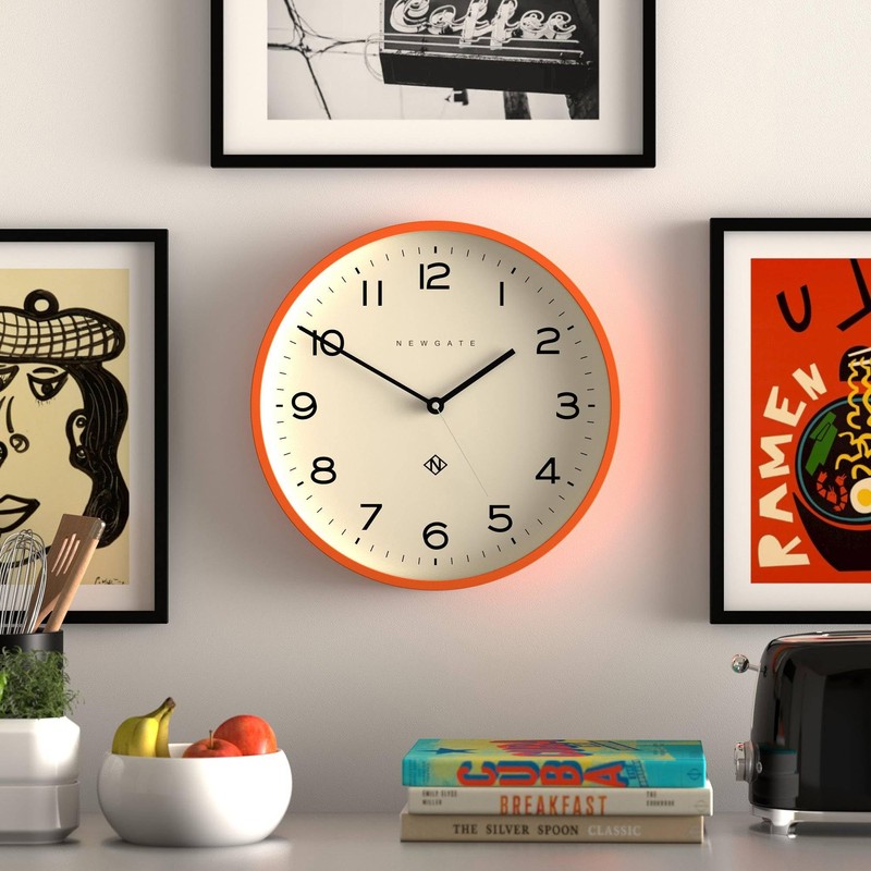 NEWGATE® Number Three Echo Wall Clock | Modern Round Clock