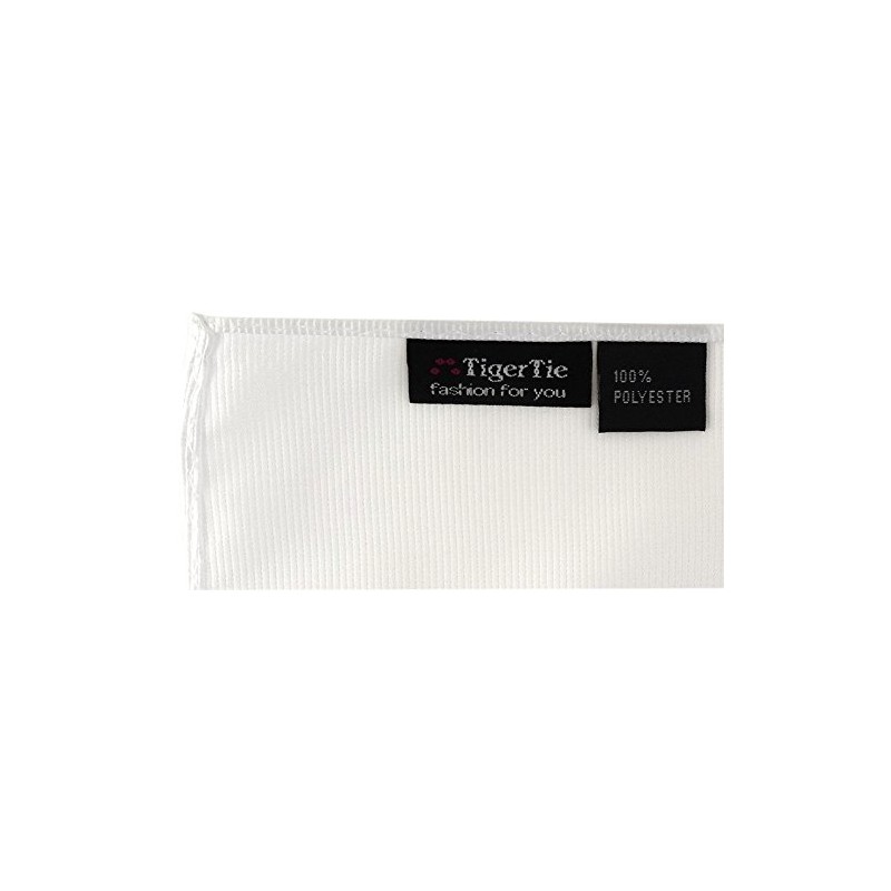 TigerTie Designer Pocket Square Plain Rips Pattern - Pocket Square