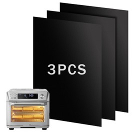 SIUDANGKA Oven Liners for Bottom, 3 PCS Air Fryer Liners Reusable Compatible With COSORI 11-in-1 Air Fryer Toaster Oven Drip Pan Teflon Sheets Mat for COSORI CTO-R251S