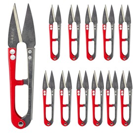 UCEC Sewing Scissors Zhang xiaoquan Scissors Cutter Mini Scissors Snips Trimming Nipper, 12 Pack Embroidery Scissors Curved Thread Scissors for Stitch, DIY Supplies