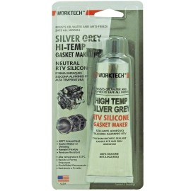 WorkTech Premium RTV Silicone 600°F Hi-Temp Gasket Maker 85g Water/Oil Resistant