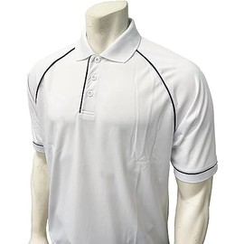 Smitty | VBS-400 | White Premium Performance Mesh Volleyball Shirt | Professional Referee Officials Shirt (Large)