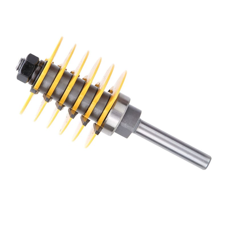 Box Joint Jig Finger Joint Router Bit-1/3 Inch/8mm Shank Glue