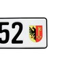 Switzerland European License Plate - Random Characters