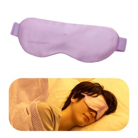 ATEX Eyecare Hot Eye Mask, Silk Heater, One Size Fits Most, Cordless Eyes, Lourdes Hot, Pink, Japan, Manufacturer, Mother's Day, Father's Day, Christmas Gift, Present