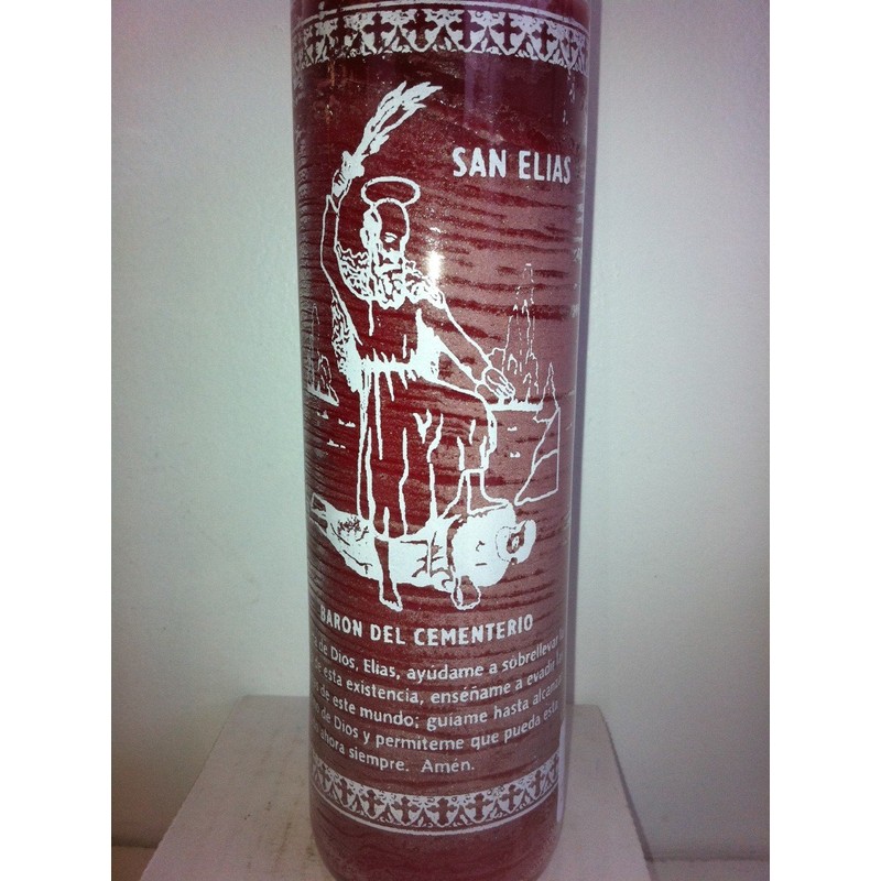 Saint Elijah (San Elias) 7 Day 1 Color Unscented Red