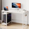 JOISCOPE Home Office Desk with Double Reversible Side Shelves and