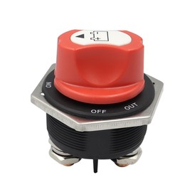 HoHuiJE Battery Isolator Selector Switch for Boat 300A Cont Water-Proof Switch Power Cut/Shut Off Kill Switch Max DC 32V Used for Boats,Marines,Cars,Vehicles,Yachts,RV