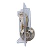 Lock 20MA Manija tubular curva función entrada y recámara, latón