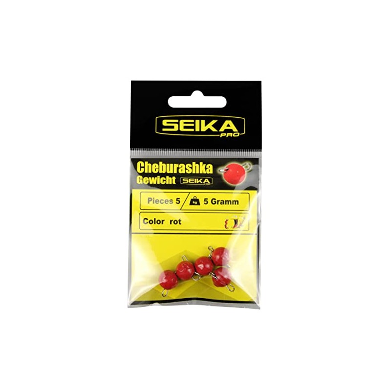 Seika Pro FTM Fishing Tackle Max Cheburashka Red 1g