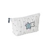 VERTBAUDET Children's Toiletry Bag with Stitching Oeko-Tex Wool White, wool