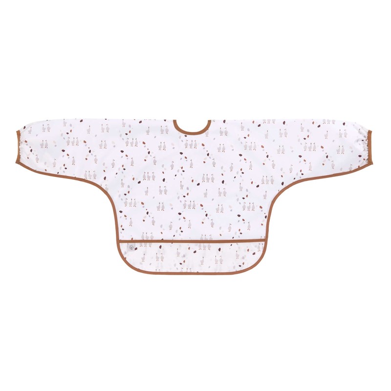 LÄSSIG Baby Langarmlätzchen Set 2 Stk. zum Binden Auffangschutz/Long Sleeve