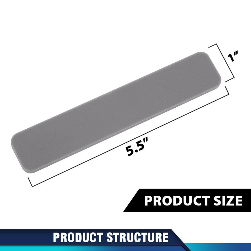 PIT66 4 PCS Composite Decking Boards End Cap 5.5" Dark
