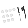 Silicone Hearing Amplifier Dome Earplug Set Professional Hearing Amplifier Cleaning