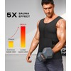Junlan Sauna Suit for Men 2 in 1 Waist Trainer