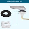 Hygie Rinse 2PCS Universal Metal Toilet Handle Replacement Kit Side