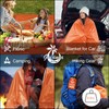 Guijinga 3-Pack Emergency Blanket, Extra-Thick Extra-Large Survival Blanket, Thermal Reflective