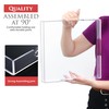 Acrylic Tray 10x10 with Cut Handles - Spill Proof Decorative