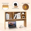 Tangkula Desktop Bookshelf, Countertop Storage Hutch with 4 Shelves for