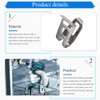 Neikafan 4 Pcs Electric Drill Belt Hook Clips with Screws,