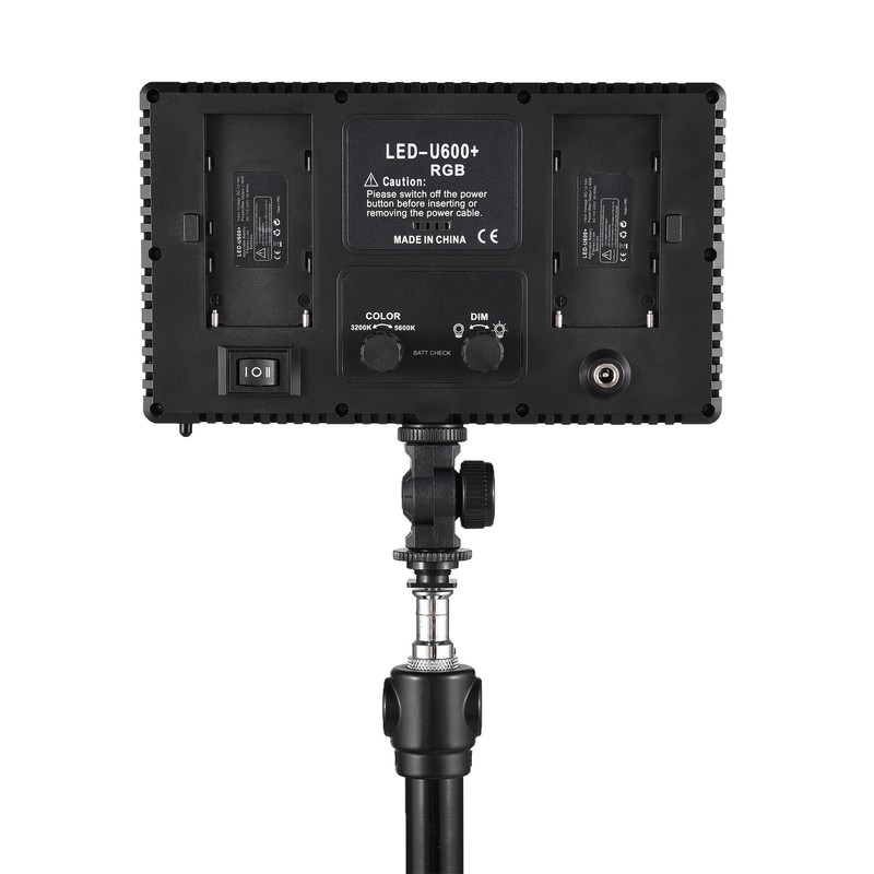LED Video Light 36W 3200K-5600K Color Thermometer Photographic Fill Light