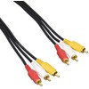 Convert Meijin Video Cable [Yellow (Video Video)+Red/White (Stereo Audio)] [1.8m]
