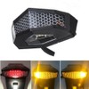 MACHSWON 12V Motorcycle LED Turn Signals Brake Stop Light Waterproof