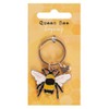 Exclusive Metal Queen Bee Design Enamel Keyring - 6.5cm x