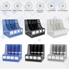 Elezeal A4 Magazine File Holder 4 Vertical Compartments Bookshelf Document