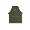 Top Grain Leather Canvas Apron Butcher Apron - Woodwork Apron