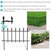 Sunnydaze Roman 9-Foot 5-Panel Steel Wire Border Fence Set -