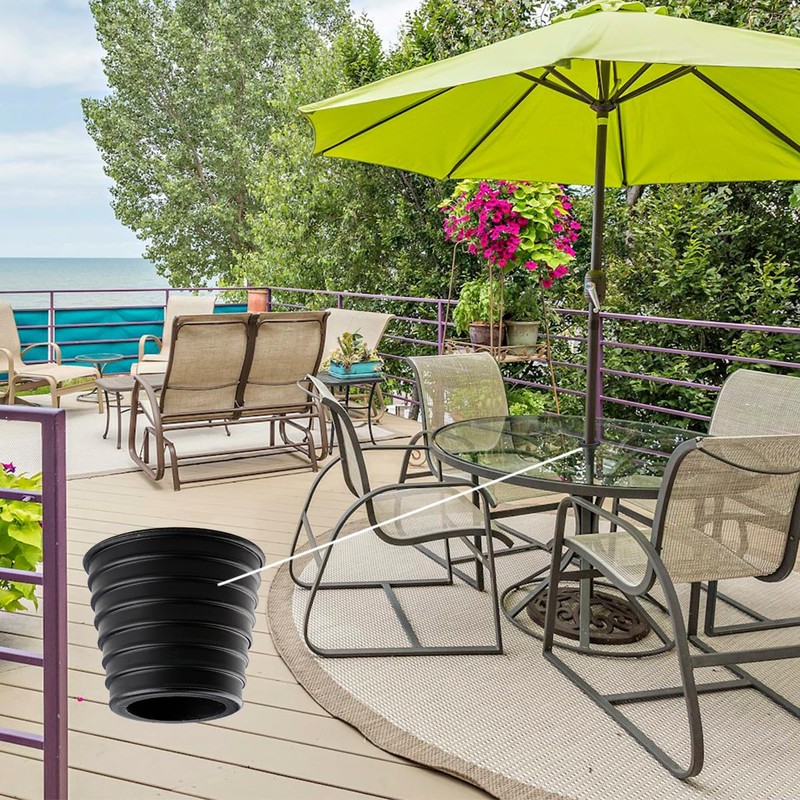 GroveEss Umbrella Cone Wedge Plug,Outdoor Table Umbrella Base Parasol Stand,Umbrella