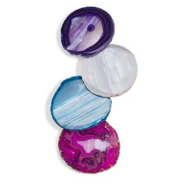 ANNA by RabLabs Rablabs Pedra Coasters, Mixed, One Size