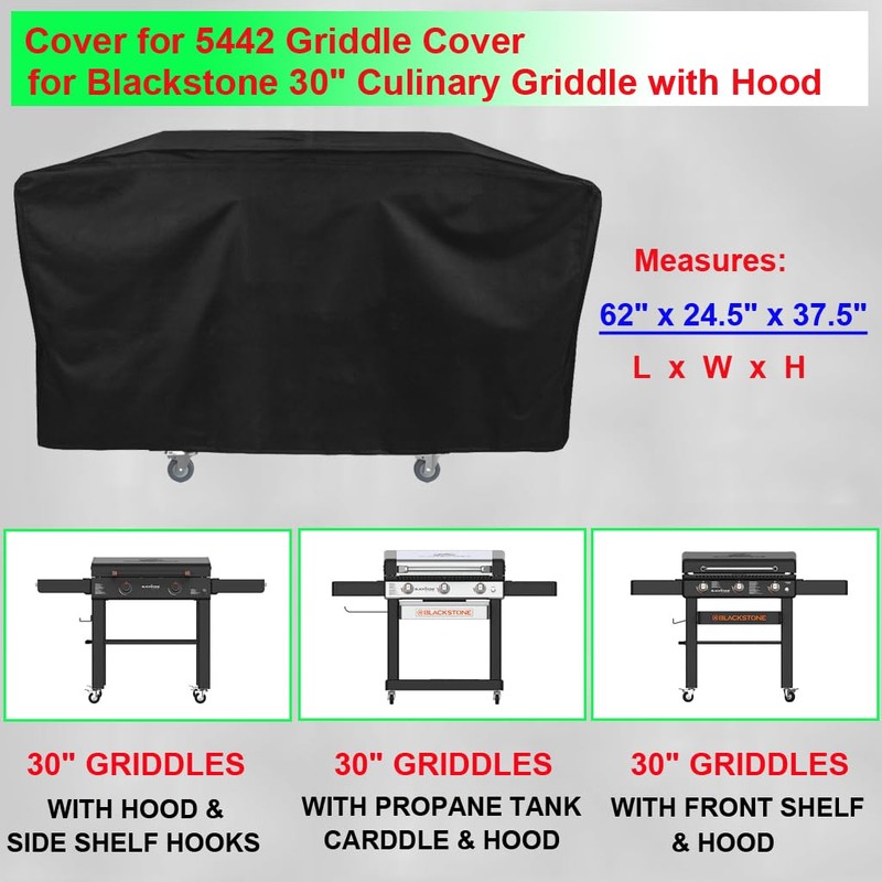 DONSIQIZZ Griddle Cover for Blackstone 30" Culinary Griddle with Hood,