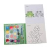 2 In 1 Watercolor Paint Coloring Book DIY Watercolor Drawing