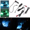 4‑In‑1 5V/12V Car Interior Ambient Light 7 Colors Adjustable Voice