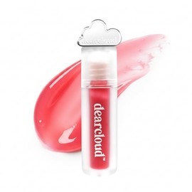 dearcloud Aceite labial Jelly Wave - Brillo teñido de colágeno (0.13 onzas) | Colágeno · Aceite de jojoba · Vitamina E · Acabado teñido · Sombra madur