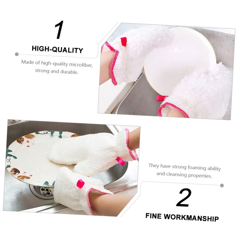 KOMBIUDA Elegant Workmanship Cleaning Gloves 6 Pieces Non-Slip Soft Comfortable