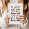 TWRVI Inspirational Spiral Notebook, Positive Quotes College Ruled Notebook Journal